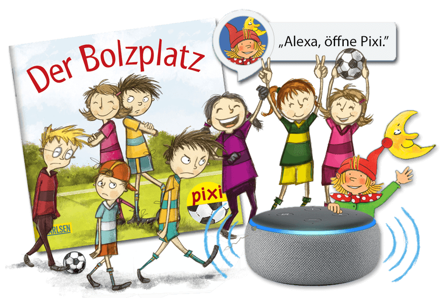 Pixi Bolzplatz als Alexa-Skill