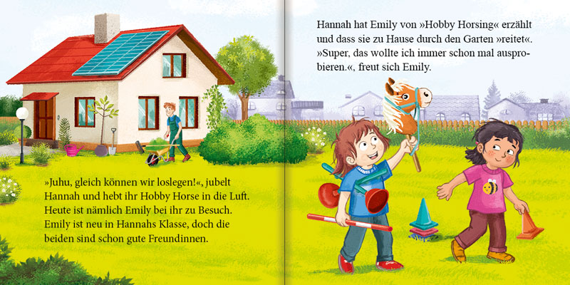 Innenseite »Rundflug mit Mila«